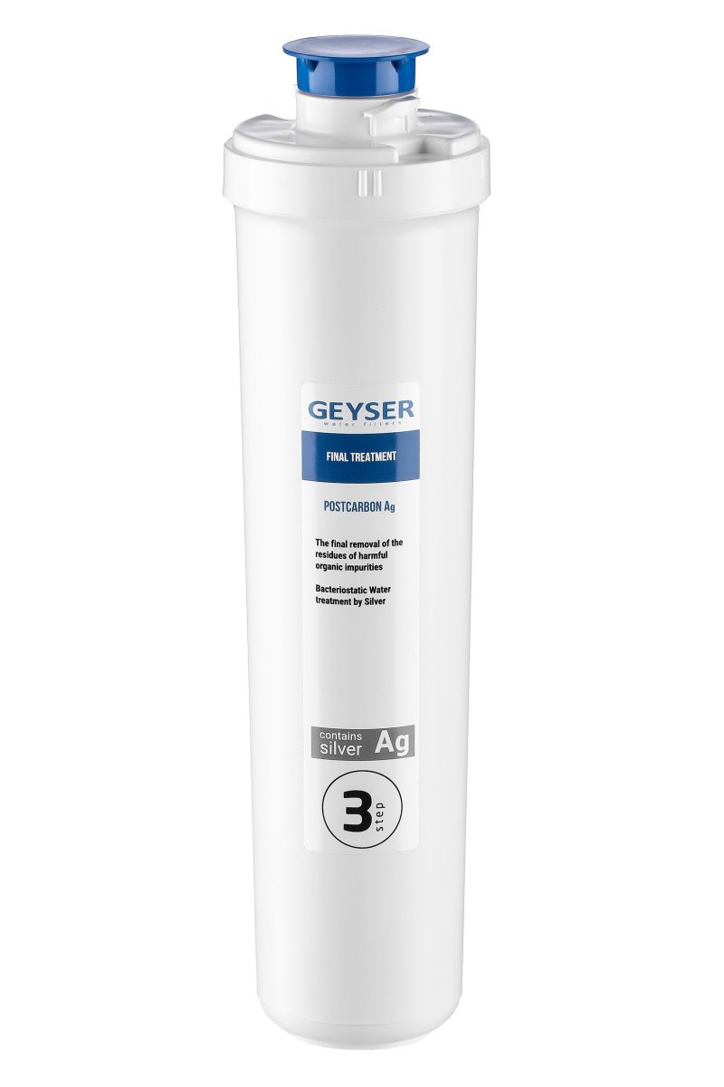 Сменный фильтрующий элемент Гейзер Посткарбон Ag Смарт (30640)